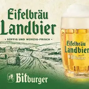 Eifelbräu Landbier fresh on tap at Sowiso - Ocean bar & pub in Aachen